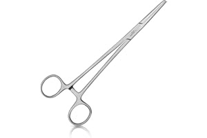 May - Zacisk z prostym końcem - długość: 20 cm - stal nierdzewna