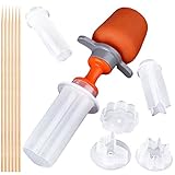 【Kreative Küchenhelfer】Weit verbreitet in einer Vielzahl von Obst, Gemüse, Pudding, Kuchen, Schokolade, Keksen, Eis und vielem mehr. Setzen Sie Ihre Kreativität ein, um eine Vielzahl an köstlichen und schönen Kombinationen von Speisen zu kreieren. Ideales Küchenwerkzeug für Partys, Abendessen, Bankette, Grillabende, Picknicks usw.