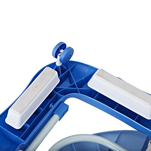 Homcom® Lauflernhilfe Laufhilfe Gehhilfe für Baby Gehfrei Babywalker höhenverstellbar (Blau) - 9