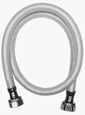 Faucet Connector, Reinforced Poly Vinyl, .5 FIP x .5 FIP x 30-In.