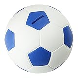 diddl maus spardose blau Farbe: blau / weiß HMF 4790-05 Spardose Fußball Lederoptik 15 cm Durchmesser, blau weiß