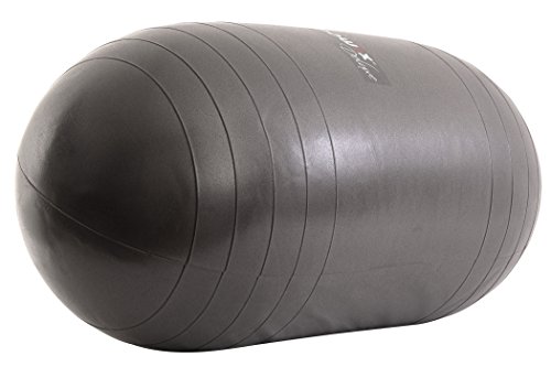 Therapie-Rolle Physioroll Physio Rolle 100 x 50 cm Anthrazit Oval Faszien-Training Peanut Ball Gymnastikball - 5