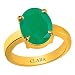 Clara Certified Emerald Panna 9.3 carat or 10.25ratti Panchdhatu Gold Polish Astrology Ring For Men & Women RS.5080.00