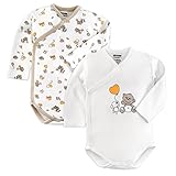 baby body langarm set günstig PFLEGELEICHTER DOPPELPACK: Die Babybodys sind maschinenwaschbar und trocknergeeignet. Das erleichtert Ihnen die Reinigung und macht sie schnell einsatzbereit.
