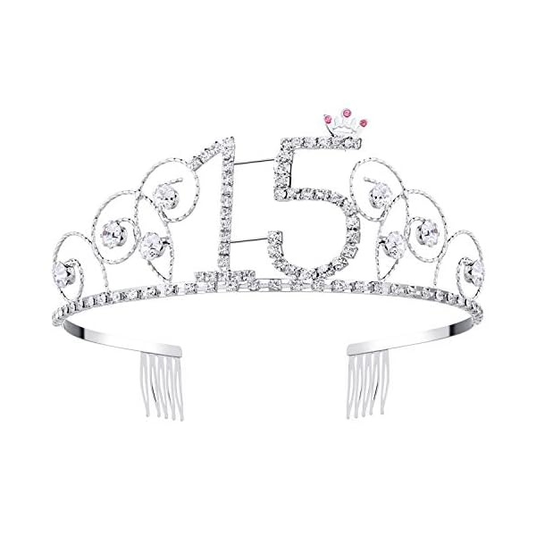 Corona Oro Rosa Per Donna Set Fascia E Tiara Per 24° Compleanno - Corona In Oro Rosa Con Accessori Corona Compleanno