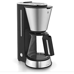 WMF gâteau Minis Machine à café avec verseuse en verre, 760 W, Cromargan mat
