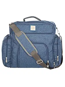 Mee Mee Multipurpose Diaper Bag (Backpack-Style, Denim Blue)