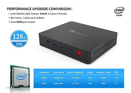 Beelink SII Mini PC Intel HD Graphics 600 with DDR4 4GB 128GB SSD Intel Gemini Lake Celeron N4100 Quad Core Dual HDMI2 0 4K Output Mini Office Multimedia PC Wifi SATA 3 0 Type-C 1000Mbps LAN 2 4 5 8GHz reviews Beelink SII Mini PC Intel HD Graphics 600 with DDR4 4GB 128GB SSD Intel Gemini Lake Celeron N4100 Quad Core Dual HDMI2 0 4K Output Mini Office Multimedia PC Wifi SATA 3 0 Type-C 1000Mbps LAN 2 4 5 8GHz