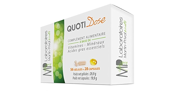 Lmp Sante Quotidose 56 Gelules 28 Capsules Votre Apport En Micronutriments Amazon Fr Hygiasne Et Soins Du Corps