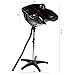 Hairdressers Portable Salon Tilting Black Backwash Deep Basin Bowl Stand with Free Gel Neck Rest - Hair Barber Salon Clinic Surgery Training