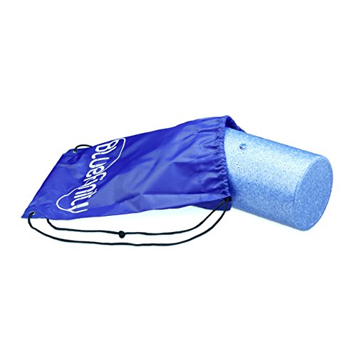 Bluefinity Massagerolle glatt, Selbstmassagerolle wahlweise 30 cm, 45 cm oder 60 cm Länge, 15 cm Durchmesser, für Faszientraining, gegen Verspannungen, Faszienrolle zur Selbstmassage, blau - 5