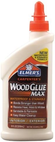 Elmer's E7300 8 Oz Carpenter's Wood Glue Max