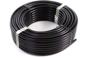 Suinga PE-LD Rohr 25 m x 12mm (PN 2,5) Verlegerohr Wasserleitung Versorgungsleitung Wasserrohr Bewässerung Kunststoffrohr schwarz Nombre