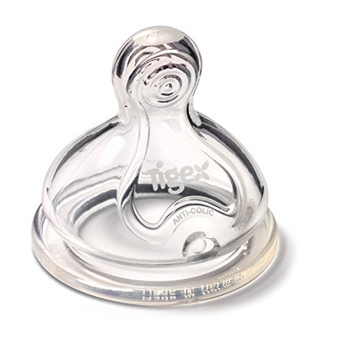 Tigex 80602773 Tettarelle Multiflow Multiforo e Anti Coliche per Liquidi Densi, Taglia L