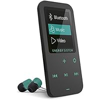 Energy Touch - Reproductor MP4 (Bluetooth, 8 GB, botones táctiles, radio FM, microSD), menta