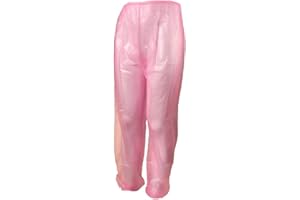 Haian Plastic Jogging Bottoms (Large, Transparent Pink)