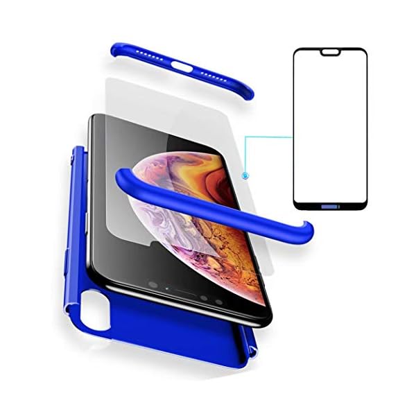 AILZH kompatibel für HandyHülle Huawei P20 lite Hülle 360 Grad Schutzhülle
