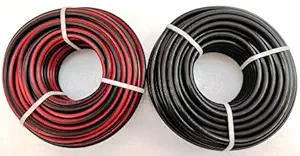 Microtek Solar DC Cable XLPO TUV Protected 6 sq.mm 15Meter (15m Red, 15m Black)