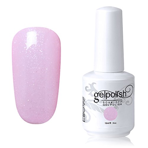 Elite99 Gel Nail Polish Soak Off UV LED Gel Nail Varnish Manicure Lacquer 15ml Pearl Pink (1327)
