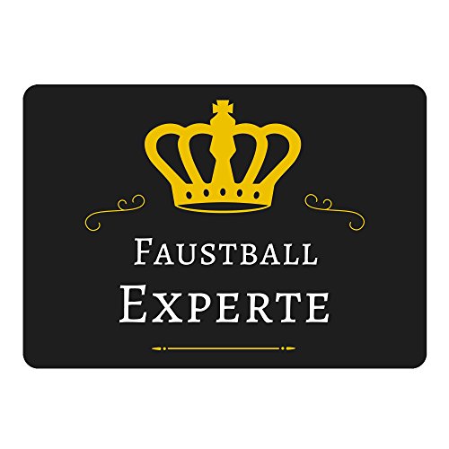 Preisvergleich Produktbild Mousepad Faustball Experte schwarz