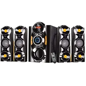 Clarion Loop Series JM 4832 4.1 Channel Multimedia Speakers/Speaker with USB, FM, Bluetooth/Remote Control/Home Theatre / 6.5