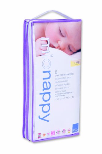 Bambino mio Nappies Three Panel Nappy Pack Of 8 Up To 7 Kgs.