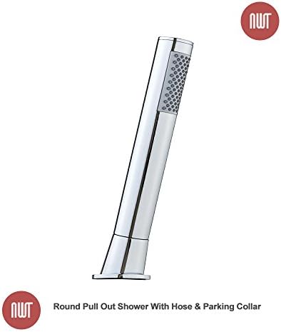 Round Pull Out Shower With Hose & Parking Collar