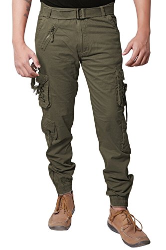 Zacharias Mens Cotton Relaxed Fit Zipper DORI Cargo Jogger Pants RS.1249 (69.00% Off) - Amazon