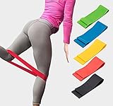 Resistance Bands Set Exercise Bands - Workout Bands Stretch Bands - Light Medium Heavy Loop Bands Kit For Legs Butt Glutes Yoga Crossfit Fitness Physical Therapy Home Equipment Training For Women Men