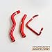 Price comparison product image MPW MPW-SH-RH002-RED Honda CB600F Hornet 1998-2002 Race Dept Silicone Hose Kit, Red, Set of 3