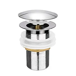 ALTON ALD115 Stainless Steel Pop-Up Type Waste Coupling (Chrome Finish, 66 x 66 x 98 mm)