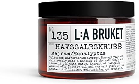 La Bruket Sea Salt Scrub - Marjoram & Eucalyptus (420g)