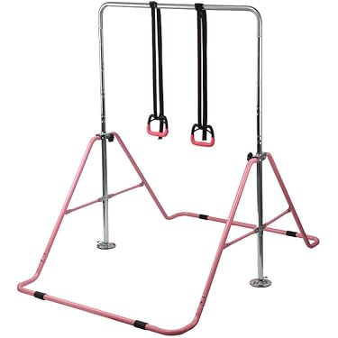 FC FUNCHEER Gymnastiekstang, horizontale balken van 1,5 m, aanpasbare gymnastiekbalk voor kinderen van 5-20 jaar, 89,9 tot 149,9 cm tot 180 cm, gewichtslimiet 500 lbs, fitnessapparatuur voor thuis