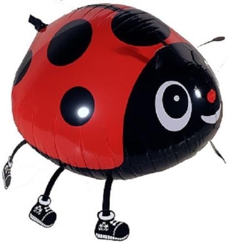 Walking Animal foil balloons, lots to choose from, comes with a lead (Ladybird)