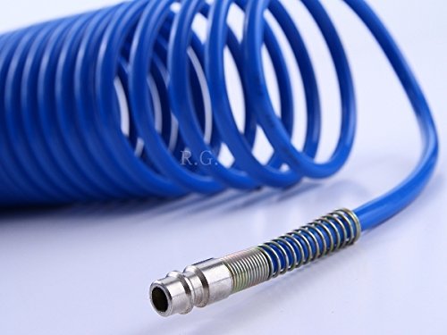 Druckluftschlauch Spiralschlauch Luftschlauch 5x8mm 10m 15m 20m Länge flexibel (20m) - 4