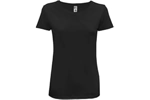 CHEMAGLIETTE! T Shirt Donna - Maglietta Manica Corta Cotone, Tshirt Maglia Maniche Corte da Lavoro, T-Shirt Tinta Unita Stampabili Girocollo, Maglia Basic Evolution T
