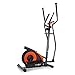 Produktbild Klarfit Ellifit FX 250 - Nordic Walking Ellipsentrainer, Crosstrainer, Handpulsmesser, Trainingscomputer, 8 Stufen Widerstand, für Personen mit einem Gewicht bis 110kg, schwarz-orange