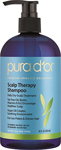 Pura d'or Scalp Therapy Shampoo 473 ml [16 Fl Oz]
