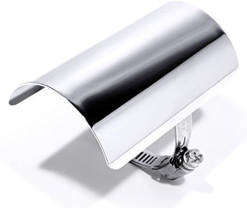 Heat Shield Heat Protection Plate Heat Shield Custom Chrome for Harley Choppper 10cm