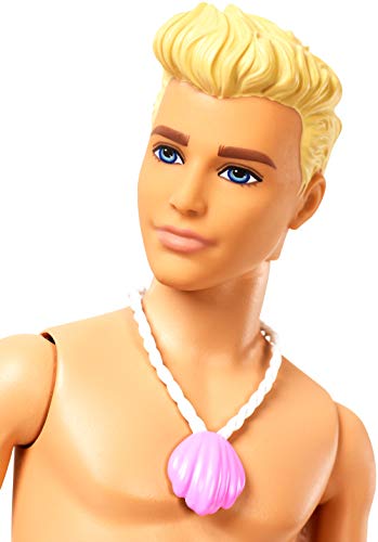 Barbie FXT23 - Dreamtopia Ken Meermann Puppe mit Flosse in Regenbogenfarben, Puppen Spielzeug und Puppenzubehör ab 3 Jahren - 2