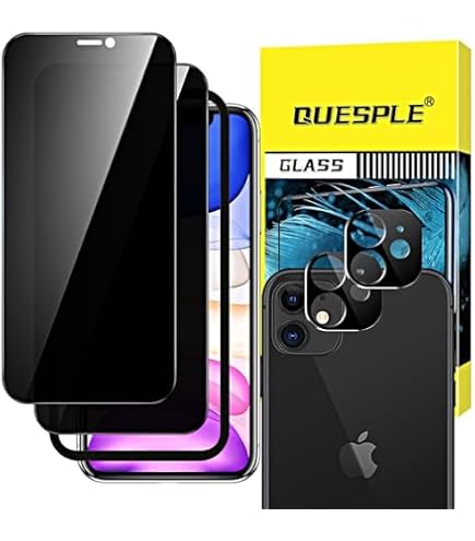 GLASS-M Vetro Temperato Privacy Per IPhone XR/11 6.1″ – Antispionaggio, 9H, Facile Installazione - 2