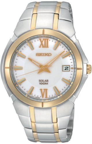 Seiko Herren-Armbanduhr XL Analog Quarz Edelstahl beschichtet SNE088P1 Seiko Herren-Armbanduhr XL Analog Quarz Edelstahl beschichtet SNE088P1