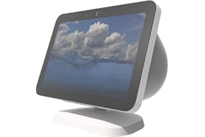 HidWee Smart Display Support réglable pour Echo Show 8 (3ème génération 2023), support magnétique pour Echo Show 8 3ème génération, rotation à 360 degrés, fonction d'inclinaison et base antidérapante