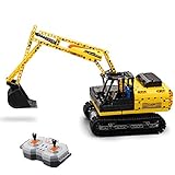 CaDA High-End-Leistungsteil mit hohem Drehmoment (2 L-Motoren), Fernbedienung für Vorwärts- / Rückwärts- / Links- / Rechtsdrehung / Licht und andere Funktionen. Raupensystem + Motor mit hoher Leistung, Allradantrieb für mehr Energie