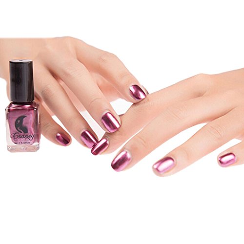 Yogogo Spiegel Nagellack Beschichtung Silber Paste Metall Farbe Edelstahl