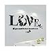 Produktbild Beilinheng Liebe Acryl 3D Wandaufkleber Tv Hintergrund Blume Wandaufkleber Hochzeitszimmer Home Mode DIY Art Wall Decor Wandkunst Aufkleber 40x19 inch