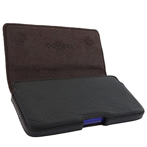 XiRRiX Echt Leder Quertasche 2.2 mit GÃ¼rtelschlaufen GrÃ¶ÃŸe 3XL fÃ¼r Huawei P9 Y6 - Samsung Galaxy J3 S5 Neo - Sony Xperia M4 M5 Z3 Z5 etc
