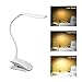Produktbild Wiederaufladbare USB LED Schreibtischlampe, NOTENS verstellbarer Schwanenhals LED-Lese-Augenschutz Tischleuchte mit Clip Touch-Schalter