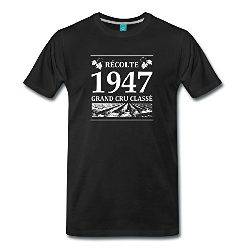 Book's Cover ofAnniversaire Récolte 1947 Grand Cru Classé Tshirt Premium Homme de Spreadshirt XL noir