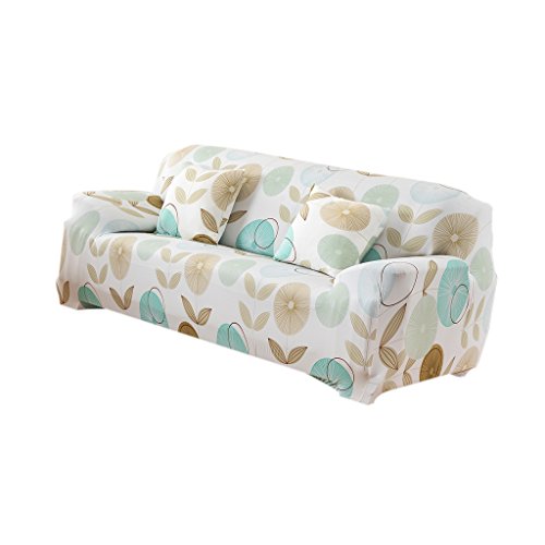 Elastisch Stretch Sofabezüge Für Einzel / 3-Sitzer Couch – Frische Touch, 190-230cm - 4